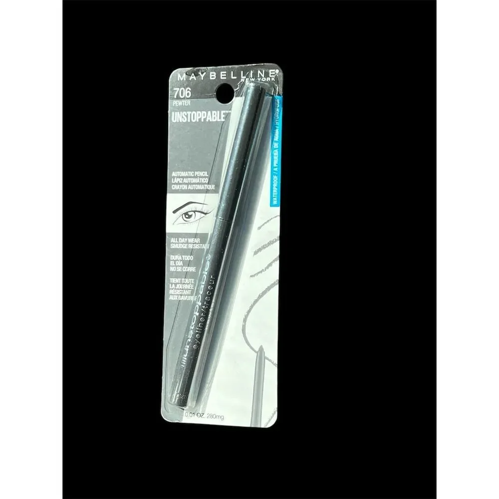 Maybelline Unstoppable Eyeliner in PEWTER Waterproof Smudge-Resistant Pe…